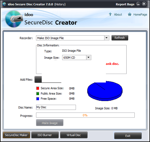 idoo Secure Disc Creator