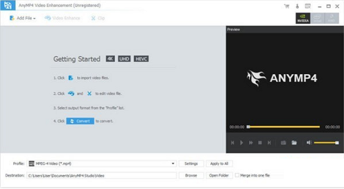 AnyMP4 Video Enhancement